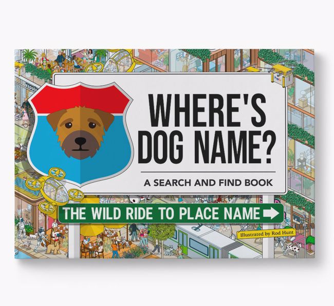 Personalised Border Terrier Book: Where's Border Terrier? Volume 3